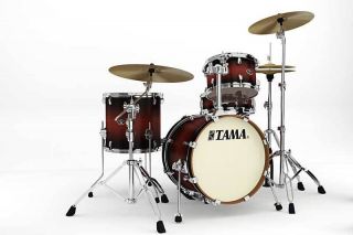 Tama Silverstar 4pc Jazz Drum Set 18 Bass Satin Cherry Burst Free
