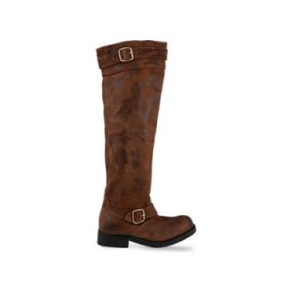 Jeffrey Campbell Womens Wishlist Boot Brown Leather