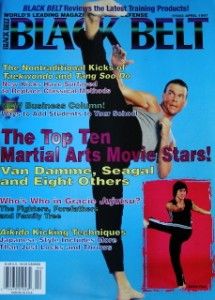97 Black Belt Magazine Gracie Jean Claude Van Damme