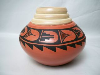 Jemez Pueblo Indian Pottery Melon Bowl Pauline Romero