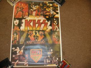 Kiss 1977 Vintage Poster in Wonderful Shape