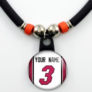  Basketball Jersey Necklace with Your Name and Number