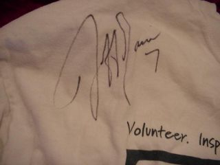 Jeff Garcia Autograph Philadelpha Eagles T Shirt XL