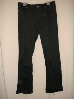 New York Co Black Chino Pants Womens Sz 12 Tall