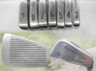 Jerry Barber Golden Touch Golf Irons Also Included A PW Two Heel Spur