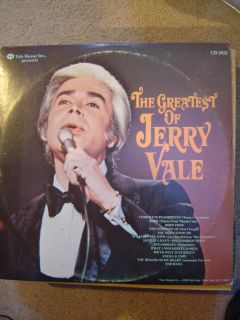 The Greatest of Jerry Vale Stereo Record LP