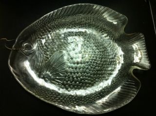 Glass Plates Fish Shaped