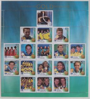 Australia 2000 Olympics Sport MNH Sheet $115 Jeux Olympiques Olympiad