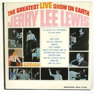 Jerry Lee Lewis Greatest Live Show on LP VG VG