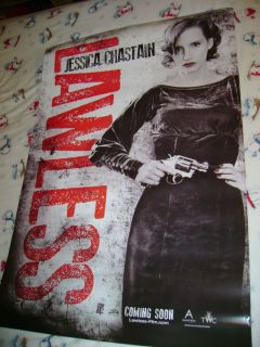 Jessica Chastain LAWLESS official movie poster DS 27x40 Shia LaBeouf