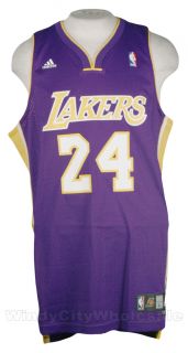 Lakers Kobe Bryant Swingman Jersey Adidas NBA Purp La M