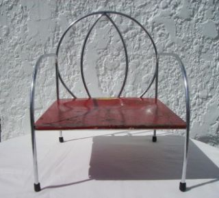 Vintage 1950s Jack N Jill Metal Kiddie Chair by National Production