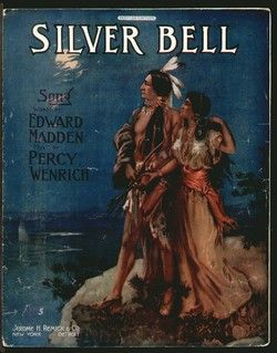 Silver Bell 1910 Indian Native American Vintage Sheet Music