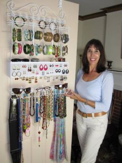 Longstem Door Jewelry Organizer Earring Storage Rack Patented Rated