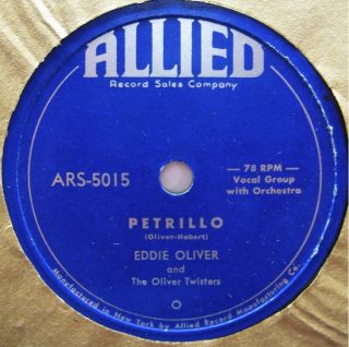 Jerry Wallace Eddie Oliver Allied 5015 Rock Pop 1954 78