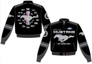  3X Ford Mustang Horse 2011 Racing Jacket Coat JH Design New