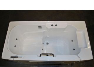  WHEELCHAIR ACCESSIBLE SLIDE IN TUB   WHIRLPOOL JETTED BATHTUB / WHITE