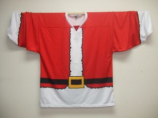 Santa Claus Christmas Replica Hockey Jersey Sz 2XL