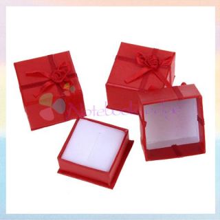 24x Jewelry Ring Holder Display Wedding Gift Box Case