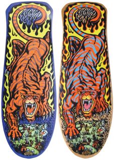 Vintage Santa Cruz Salba Tiger Skateboard 1989 Mint