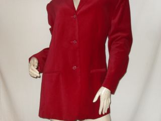 Jessica Holbrook New Size 24W Christmas Red Velvet Suit Layering