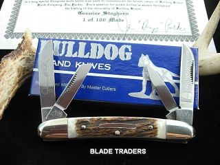 Bulldog Jim Parker Genuine Stag Congress Knife 1st Ed