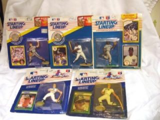 Starting Lineup Action Figures MLB Lot 89 90 91 Canseco Jackson Kelly