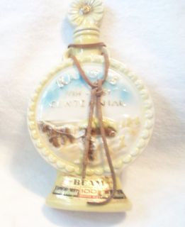 Jim Beam Kansas State Whiskey Liquor Decanter Bottle