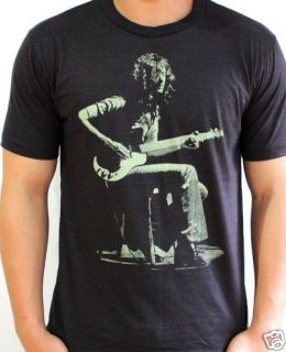 Jimmy Page Guitarist LED Zeppelin Vtg Rock T Shirt XL
