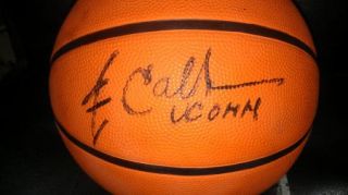 Jim Calhoun Signed Connecticut UCONN Huskies Basketball Certificate