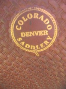 Gorgeous mule saddle made by Colorado Mule Saddlery in Denver. Hardly