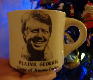 President Jimmy Carter coffee cup mug Plains Georgia conrad crafters