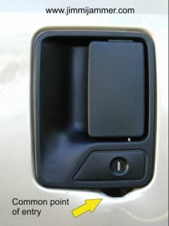 Jimmi Jammer in Door Lock Protection Ford Rear Passenger Doors 103010
