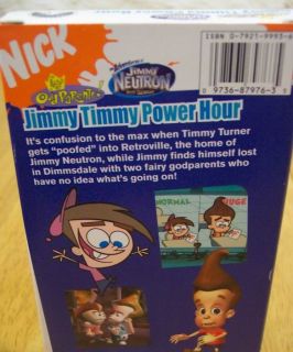 The Jimmy Timmy Power Hour VHS Video Fairy Odd Parents