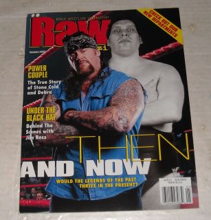  WWF Raw Wrestling Magazine Undertaker Stone Cold Debra Jim Ross