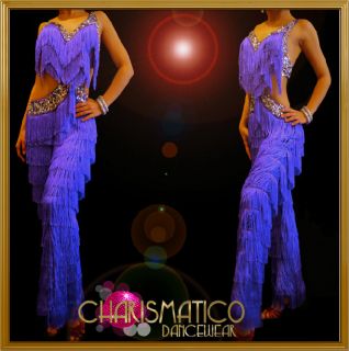 Charismatico Joanna Krupa Dance with The Stars Style Purple Fringe