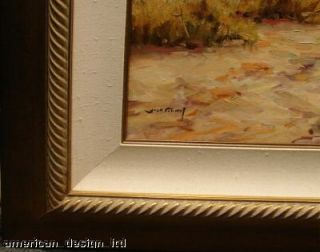 Joan Colomer Untitled Landscape Original Oil Painting on Canvas Fine