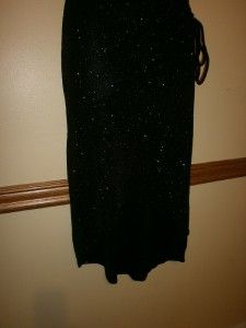 Jodi Kristopher One Shoulder Sexy Black Glitter Dress s Asymmetrical