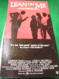 VHS Movie Lean on Me Joe Clark Eastside High School