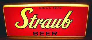 1973 lighted Straub Beer advertising sign St Marys Pennsylvania