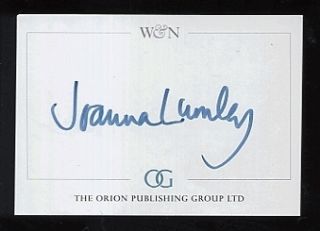 Joanna Lumley Original Signed Bookplate New