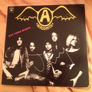 Joe Perry Signed Autographed Get Your Wings Aerosmith 12 LP Record