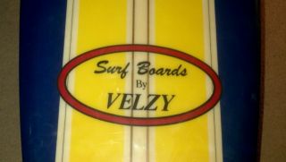 Velzy Pintail Classic Longboard Surfboard