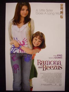 Ramona Beezus Movie Poster Selena Gomez Joey King