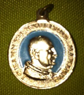 Antique Vintage Pendant Medal Johannes XXIII Pont Maximus Antonio di