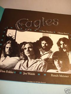 Eagles Tour Book 1976 Joe Walsh Concert Program VGC 11