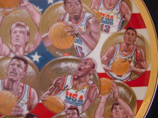 Dream Team Basketball Gold Ed Signature Plate 92