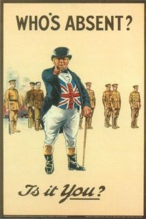 World War 1 John Bull Recruitment Poster A3 A2 Print