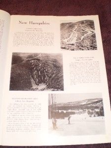 1954 Twenty Years Along The Ski Trails Girtrud Frank Ellis New England