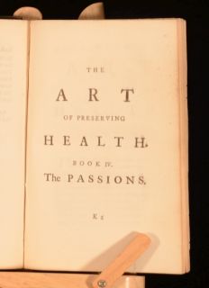 C1768 The Art of Preserving Health A Poem John Armstrong